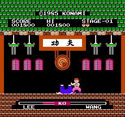 Yie Ar Kung Fu screenshot 4 for Famicom